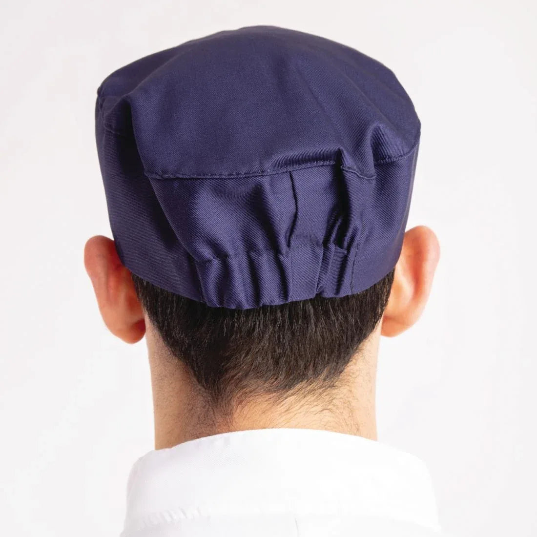 A204 Whites Chefs Skull Cap Blue - JD Catering Equipment Solutions Ltd