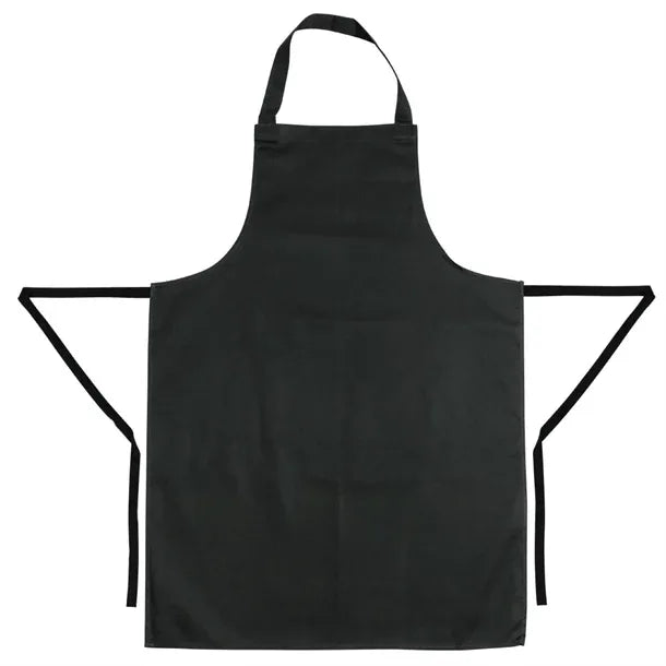 SA816 Whites Bib Apron Polycotton Black (5 pack)