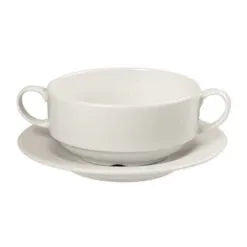 Pack Size 6 - Porland Academy Academy Stacking Soup Cup 34cl/12oz (10oz) - A365711