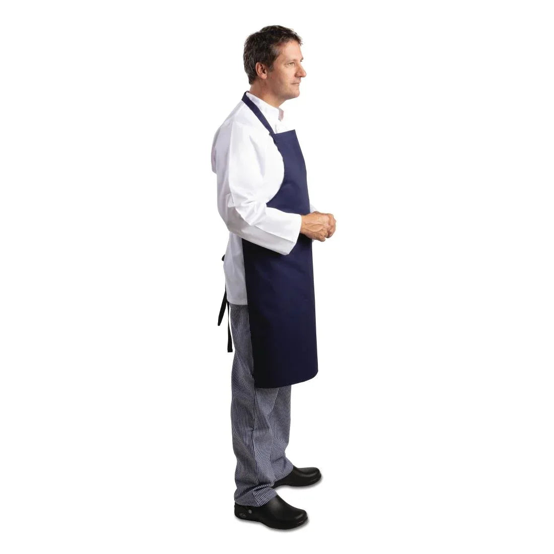 A543 Whites Bib Apron - JD Catering Equipment Solutions Ltd