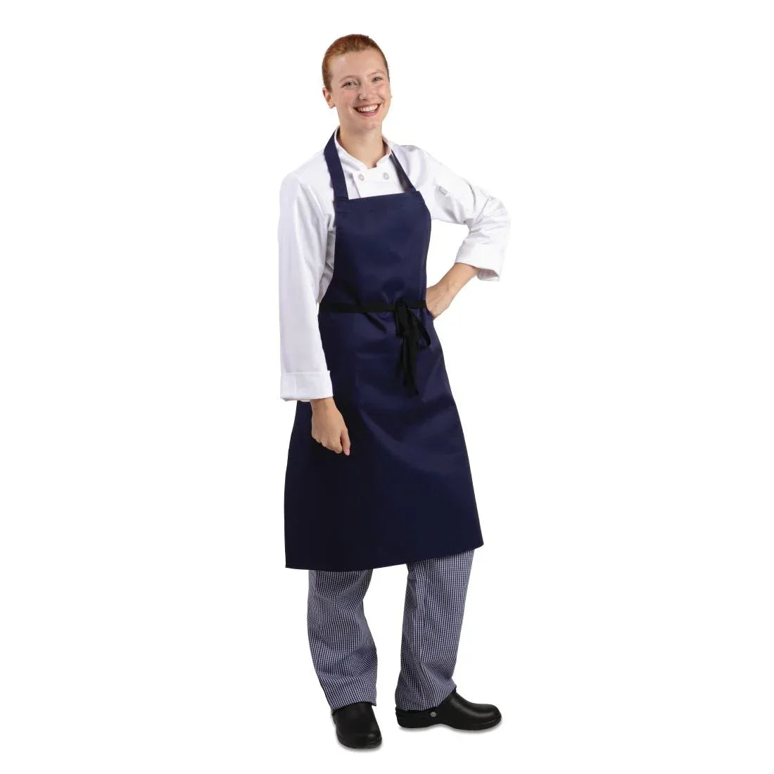 A543 Whites Bib Apron - JD Catering Equipment Solutions Ltd