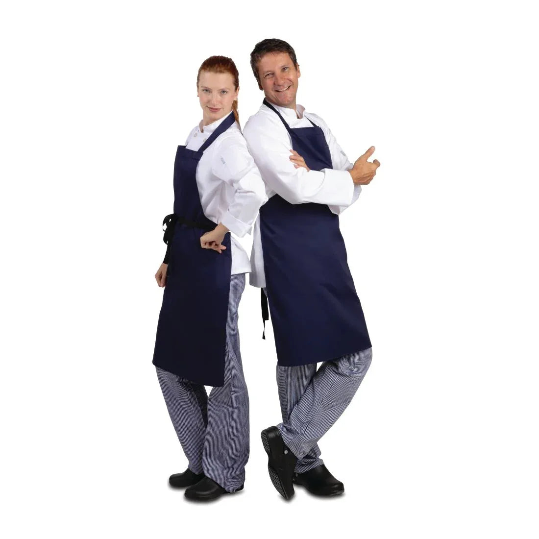 A543 Whites Bib Apron - JD Catering Equipment Solutions Ltd