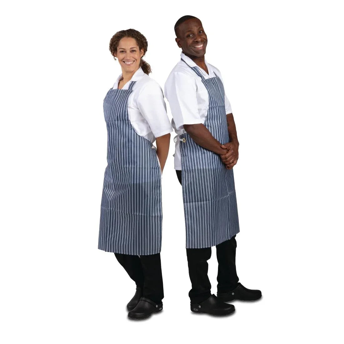 A580 Whites Waterproof Bib Apron - JD Catering Equipment Solutions Ltd