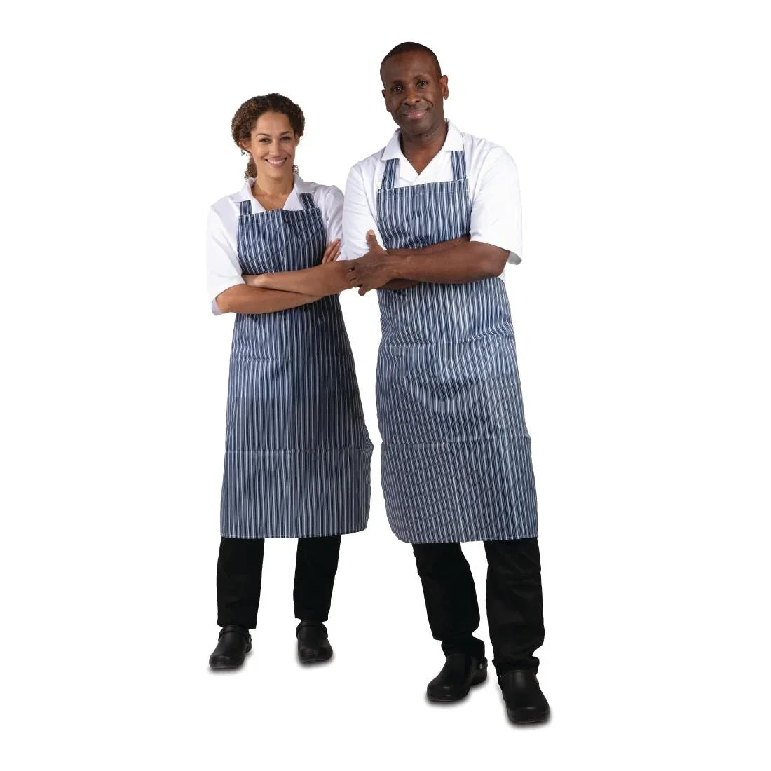 A580 Whites Waterproof Bib Apron - JD Catering Equipment Solutions Ltd