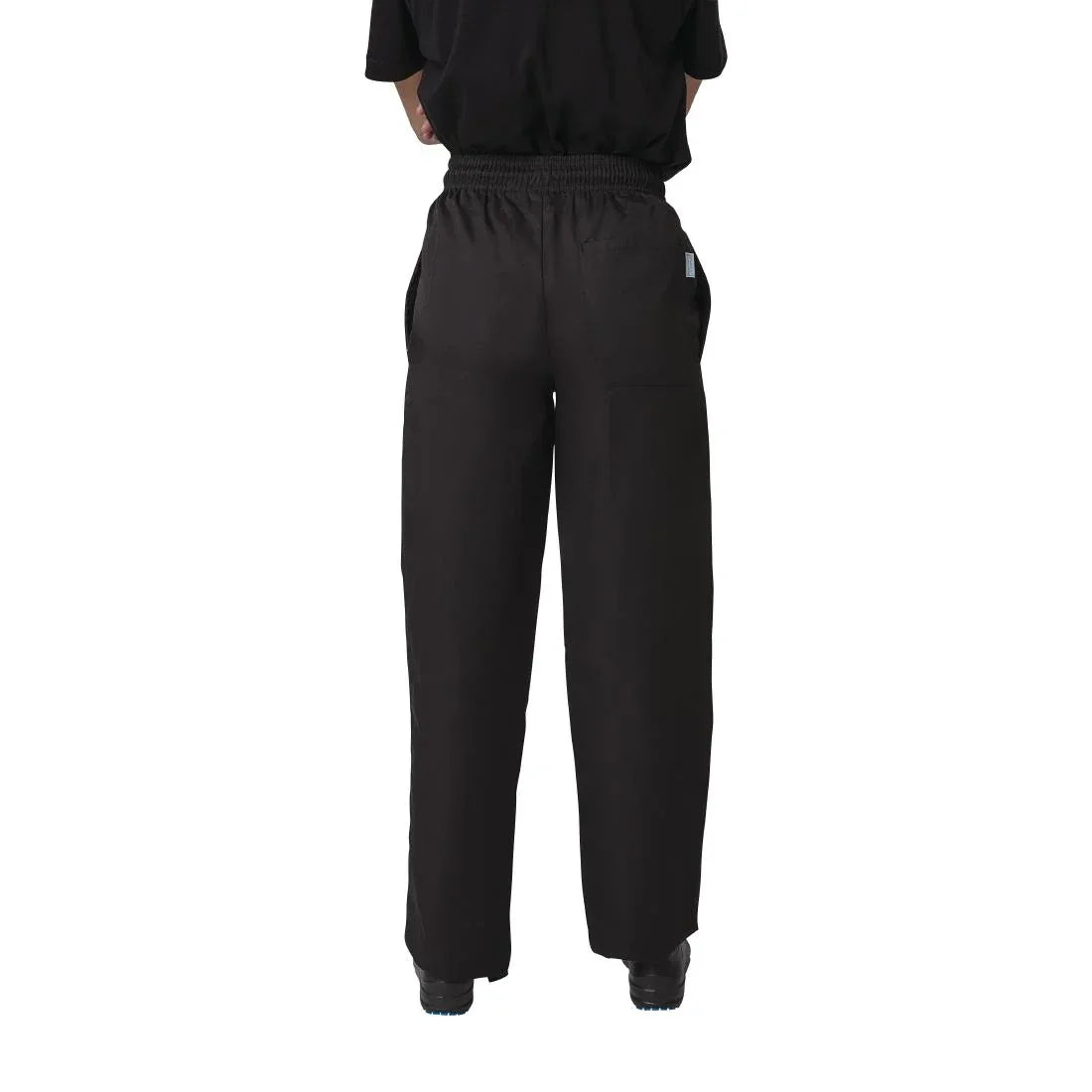 A582 Whites Vegas Chef Trousers Polycotton Black - JD Catering Equipment Solutions Ltd