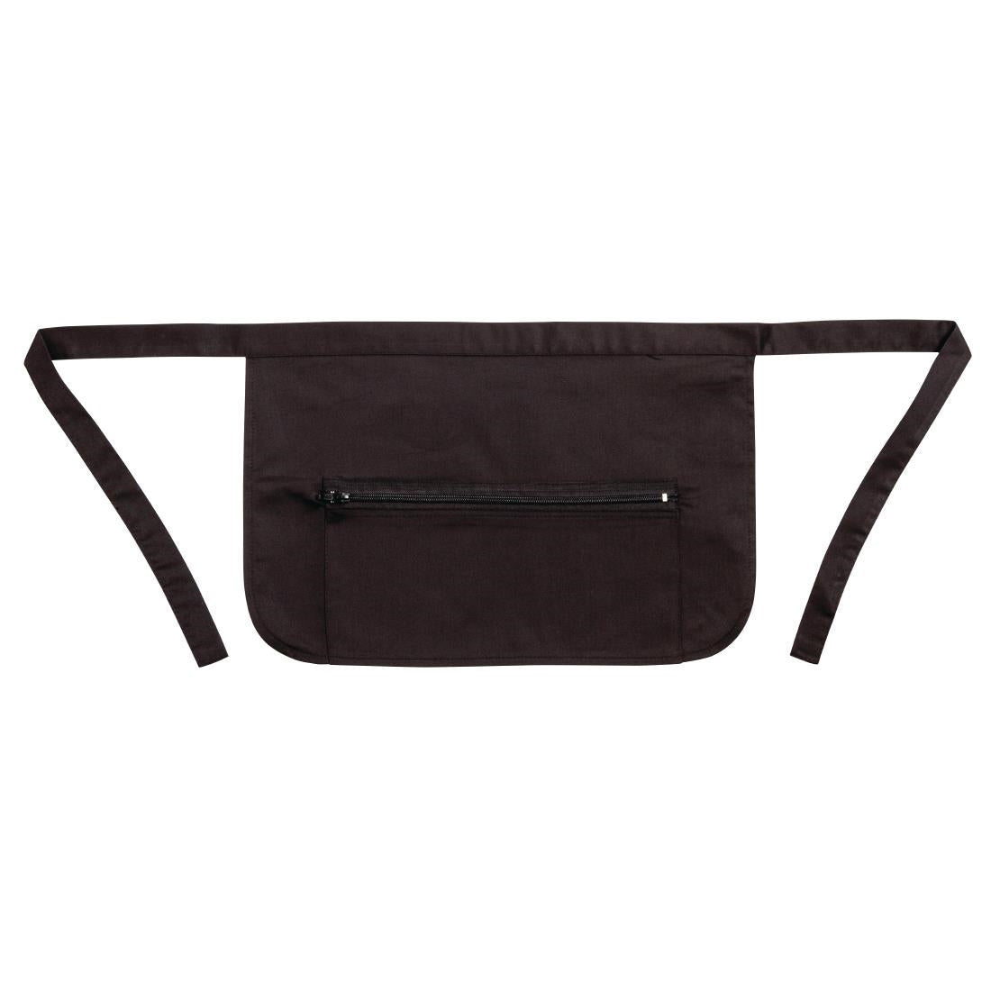 A587 Whites Unisex Money Pocket With Zip Black