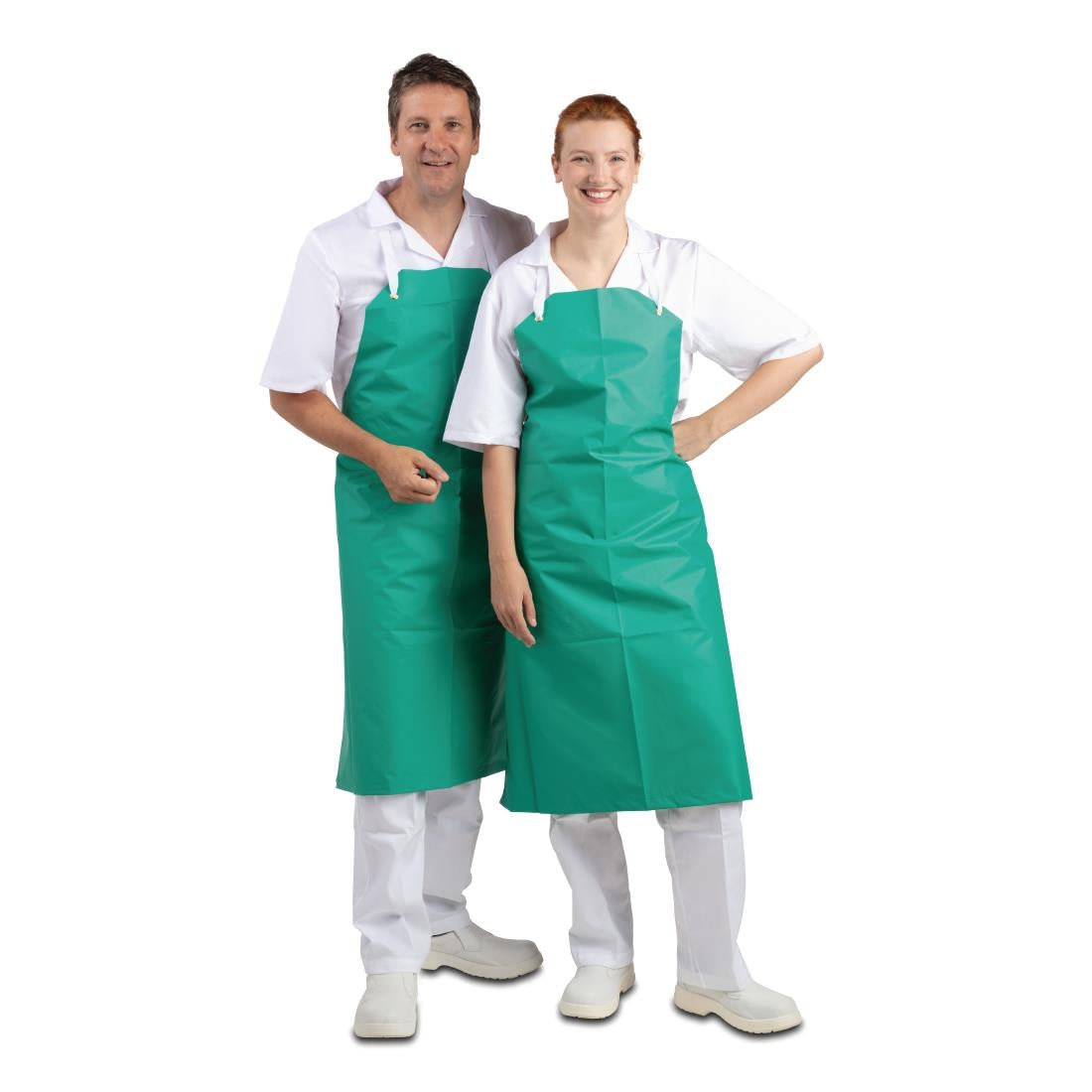 A590 Whites Heavy Duty Waterproof Apron  Green
