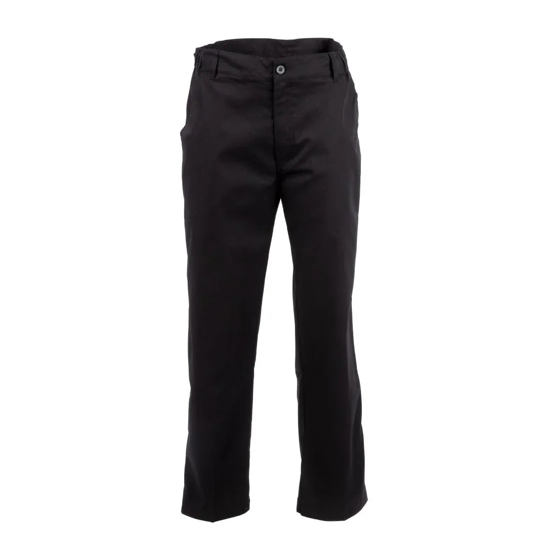 A674-L Chef Works Unisex Professional Series Chefs Trousers Black Herringbone L - JD Catering Equipment Solutions Ltd