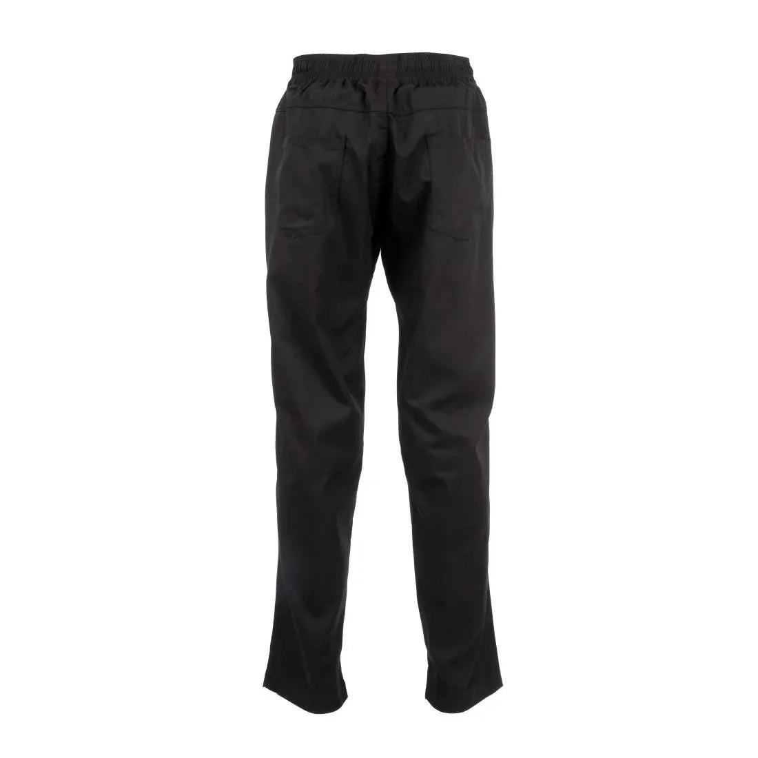 A695-3XL Chef Works Unisex Better Built Baggy Chefs Trousers Black 3XL - JD Catering Equipment Solutions Ltd