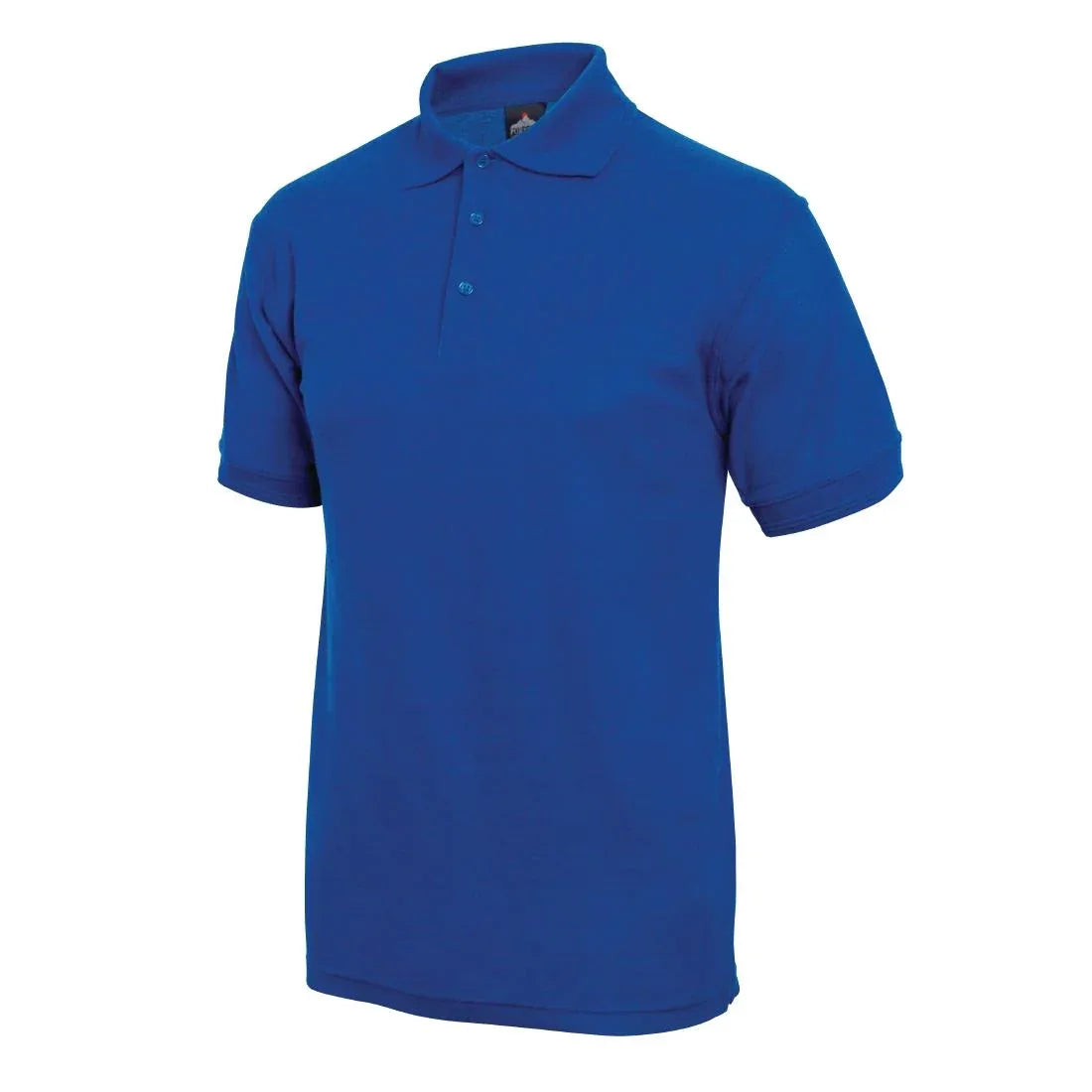 A763-XXL Polo Shirt Casual Slim Fit Royal Blue 2XL - JD Catering Equipment Solutions Ltd