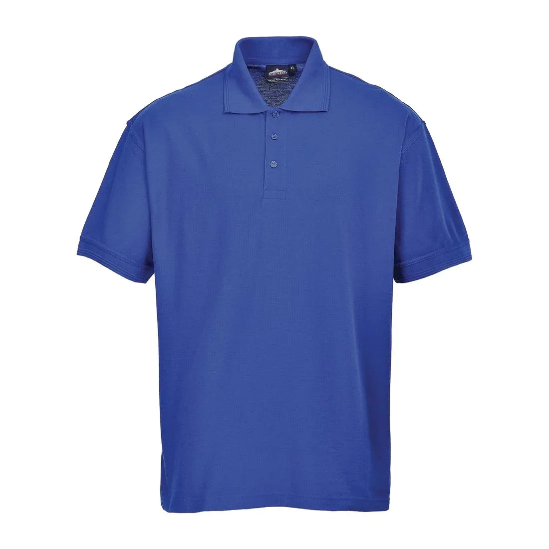 A763-XXL Polo Shirt Casual Slim Fit Royal Blue 2XL - JD Catering Equipment Solutions Ltd