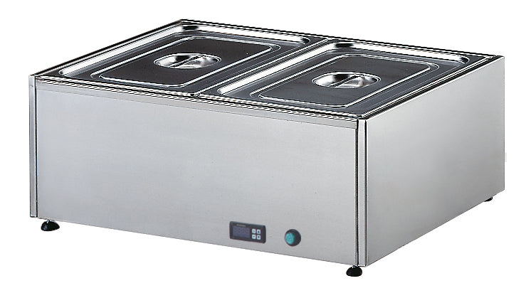 Sammic Tabletop bain marie BMS-211 - 2 x GN 1/1 - 700 x 580 x 300 mm - 230/50-60/1