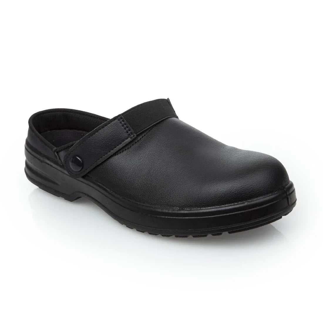 A813-43 Slipbuster Lite Unisex Safety Clogs Black 43 - JD Catering Equipment Solutions Ltd