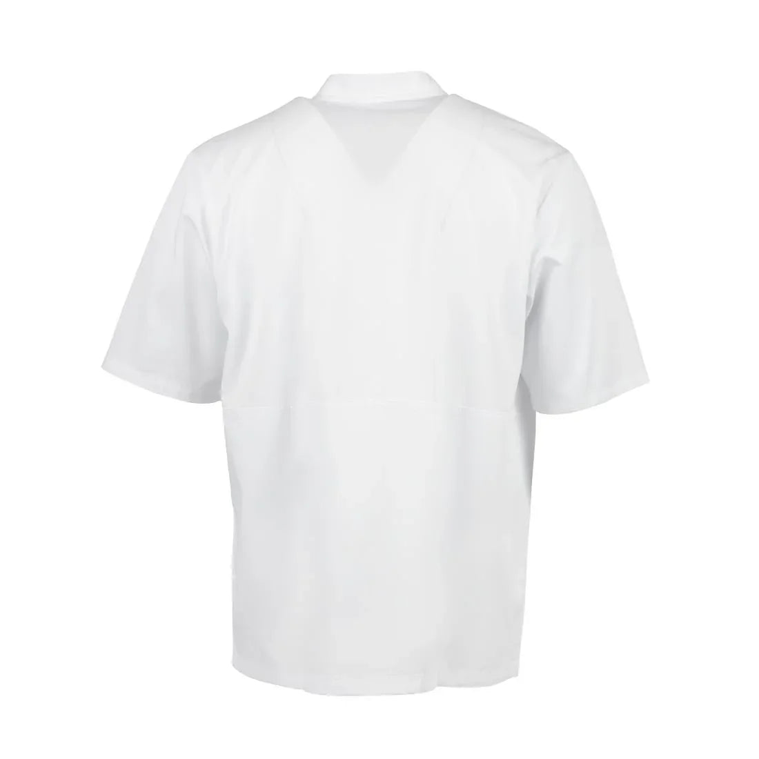A914-S Chefs Works Montreal Cool Vent Unisex Short Sleeve Chefs Jacket White S - JD Catering Equipment Solutions Ltd