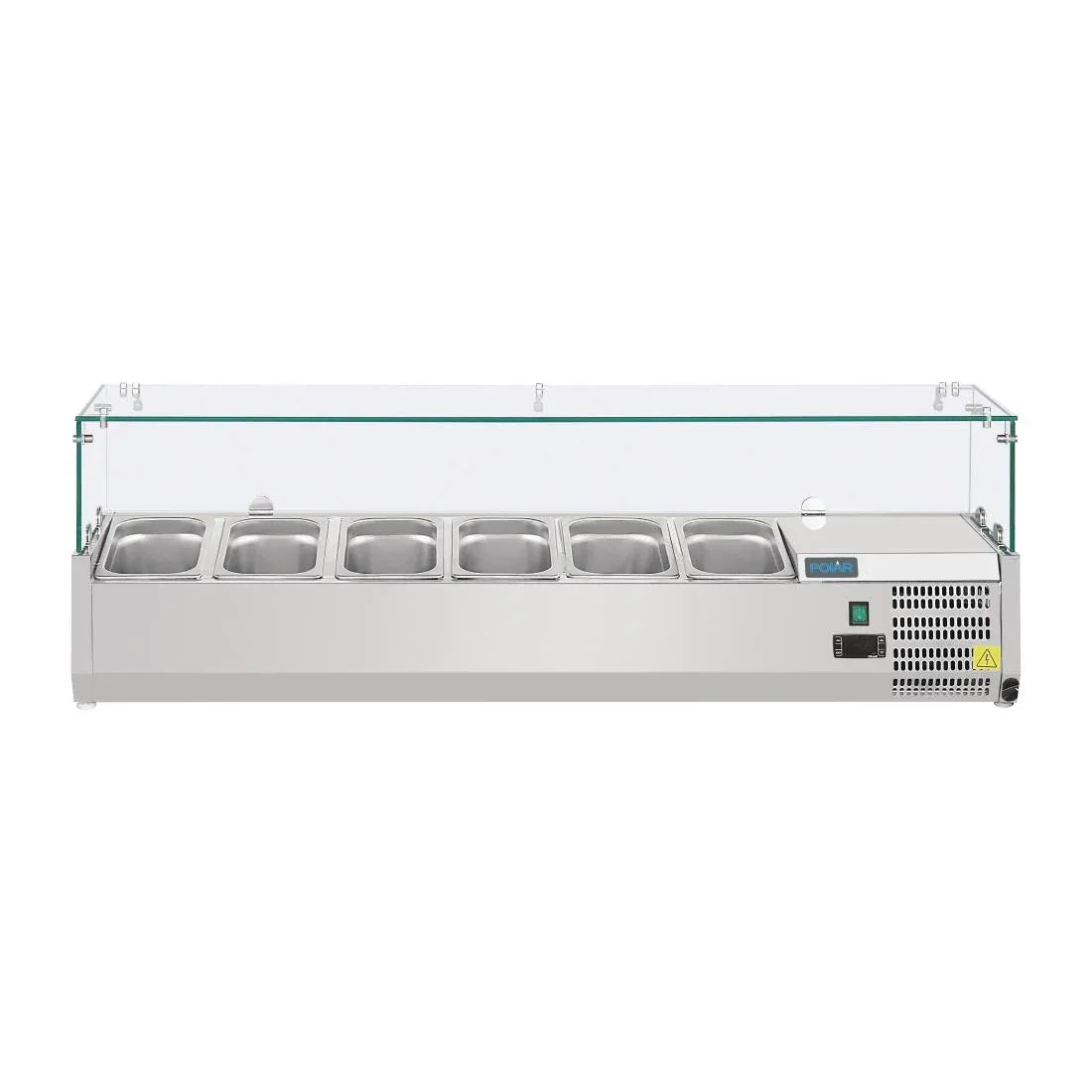 AB090 Polar G-Series Countertop Prep Fridge 6x 1/4GN - JD Catering Equipment Solutions Ltd