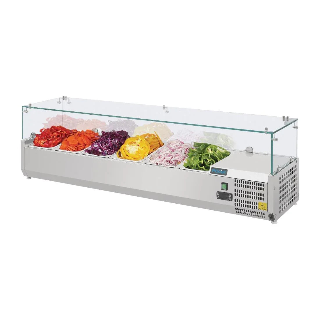 AB090 Polar G-Series Countertop Prep Fridge 6x 1/4GN - JD Catering Equipment Solutions Ltd