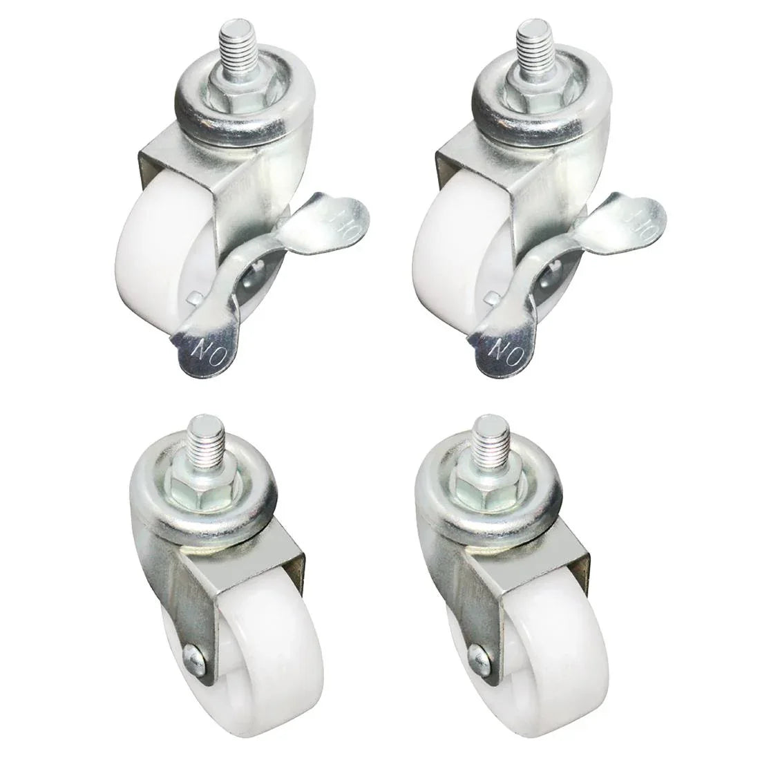 AJ489 Polar Standard & Braked Castors (Pack of 4) - JD Catering Equipment Solutions Ltd