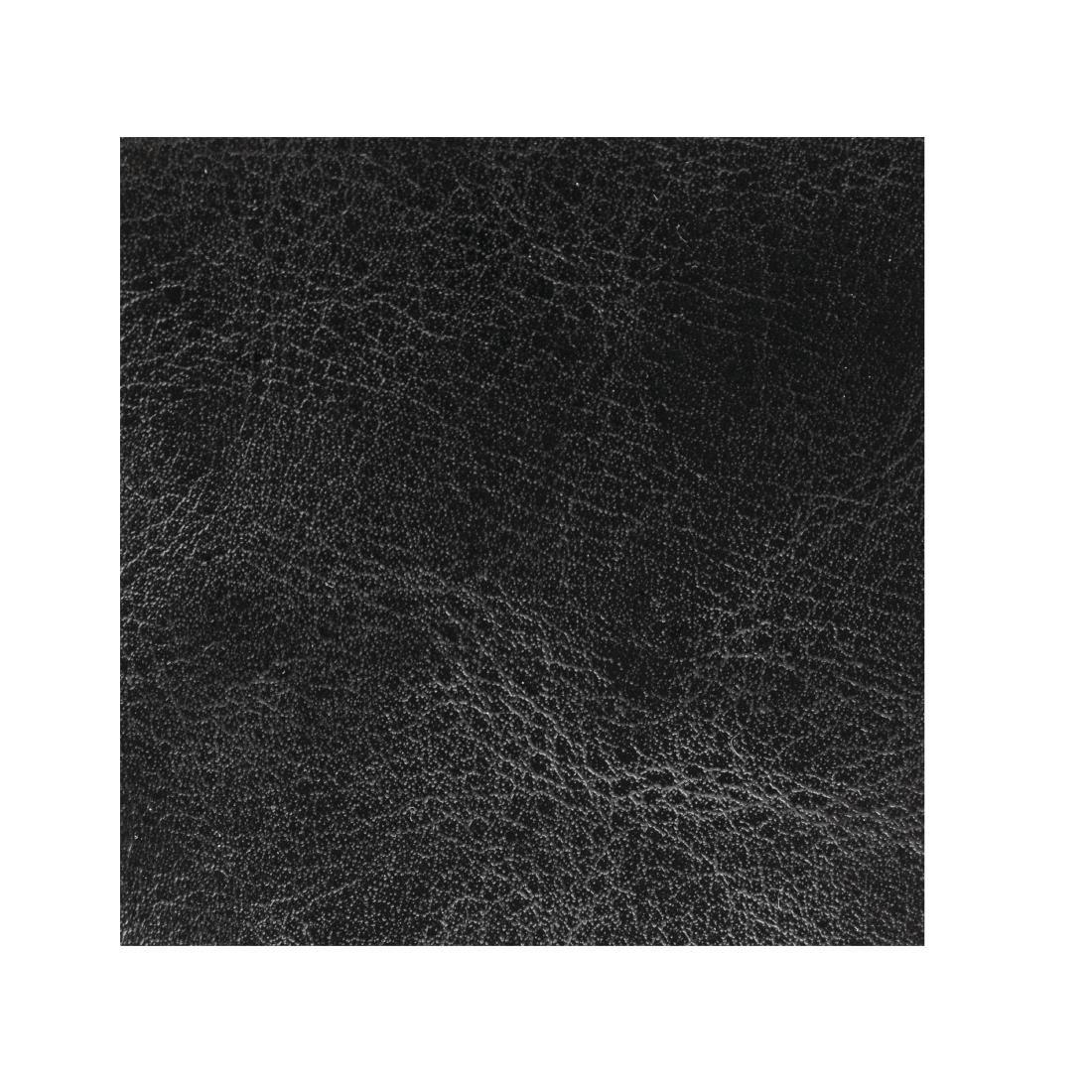 AJ816 Bolero Black Faux Leather Swatch - JD Catering Equipment Solutions Ltd