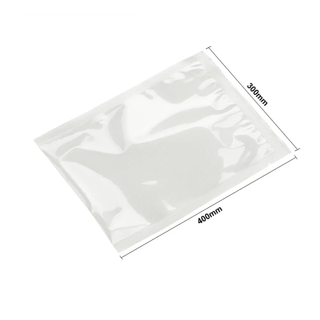 AT107 Vogue Compostable Embossed Vacuum Sealer Bags 300x400mm (Pack of 50)