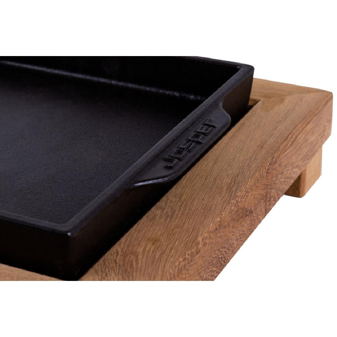 AT331 Josper Charcoal Oven Cast Iron Service Tray and Platter 250x150mm