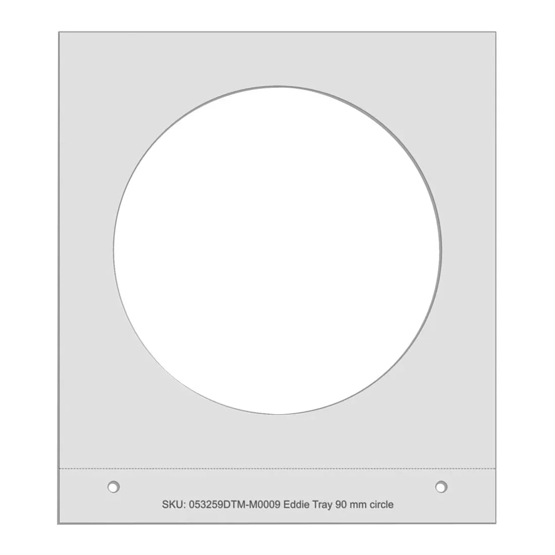 AT727 Eddie Manual Tray 90mm Circle