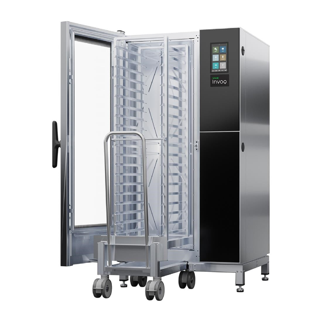 AT838 Lincat Invoq Invoq Roll-in trolley 16 EN - 400x600 80 mm 16 trays L-shaped