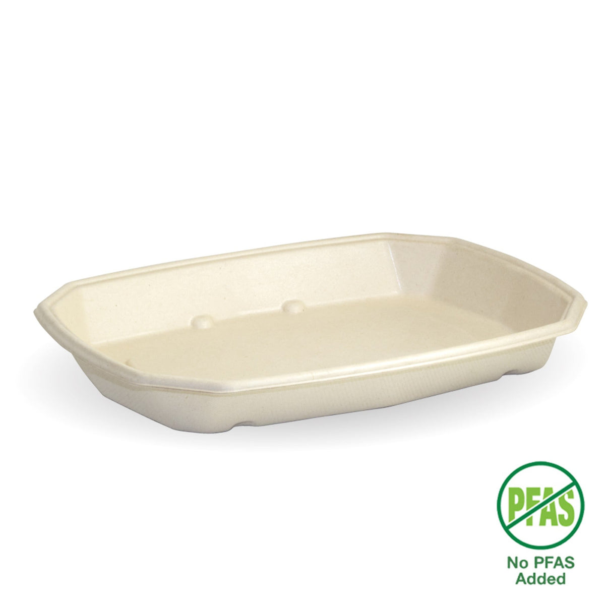 Octa BioCane Takeaway Base - Natural - No-Added PFAS - 600ml - 400/ctn - - BioPak commercial catering consumable