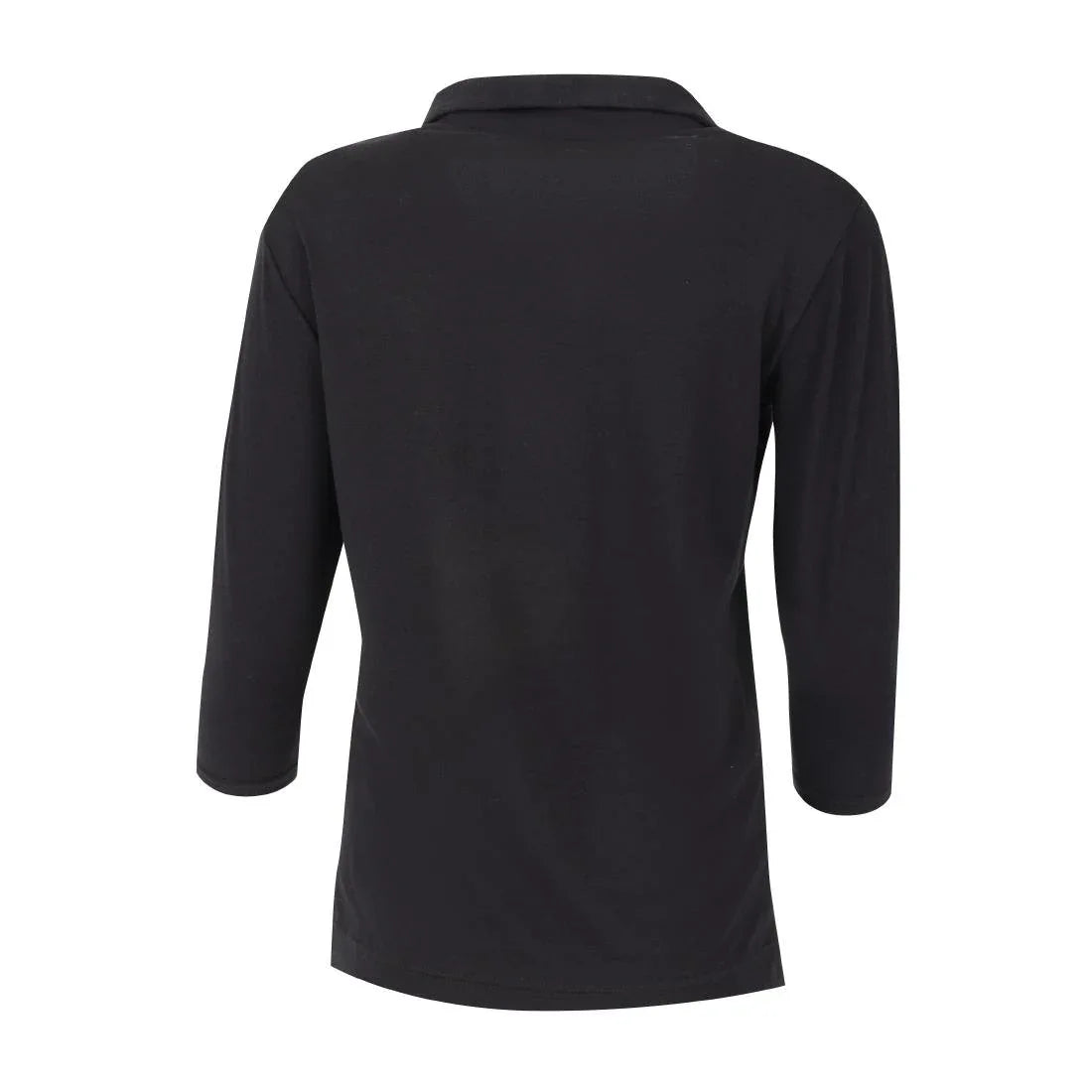 B038-S Chef Works Womens V-Neck T-Shirt Black S - JD Catering Equipment Solutions Ltd