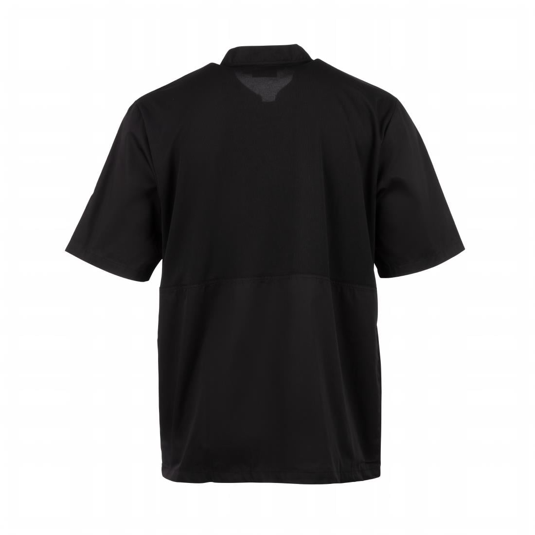 Chefs Works Montreal Unisex Chef Jacket Black XS
