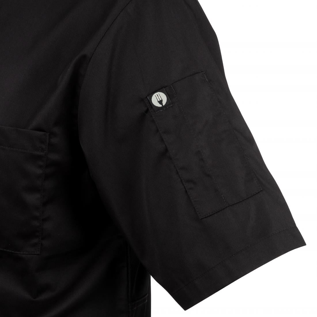 Chefs Works Montreal Unisex Chef Jacket Black XL