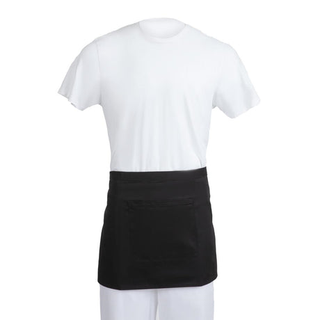 B131 Whites Short Bistro Apron