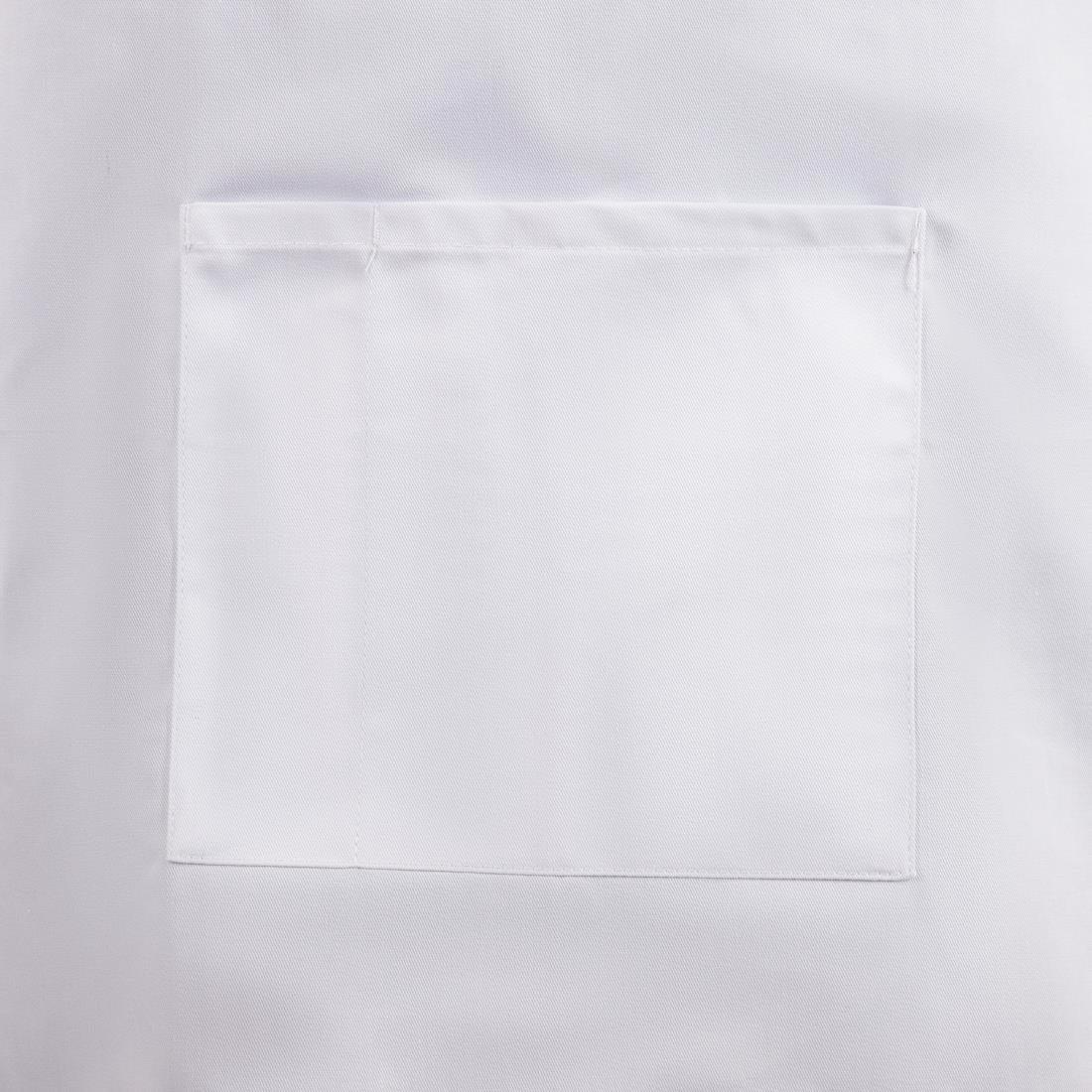 B132 Regular Bistro Apron White - JD Catering Equipment Solutions Ltd