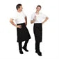 B133 Regular Bistro Apron Black With Pocket