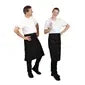 B133 Regular Bistro Apron Black With Pocket - JD Catering Equipment Solutions Ltd