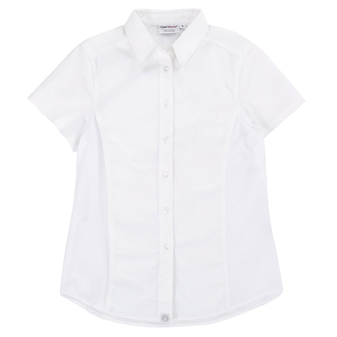 Chef Works Womens Cool Vent Chefs Shirt White 2XL