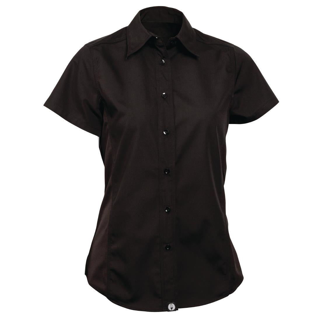 Chef Works Womens Cool Vent Chefs Shirt Black XS