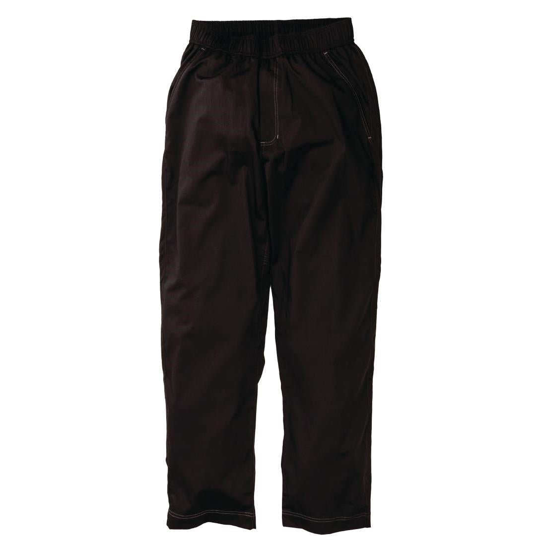 Chef Works Unisex Cool Vent Baggy Chefs Trousers Black L