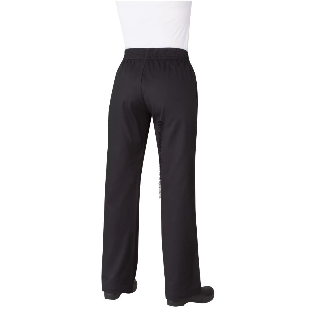 Chef Works Womens Basic Baggy Chefs Trousers Black 3XL