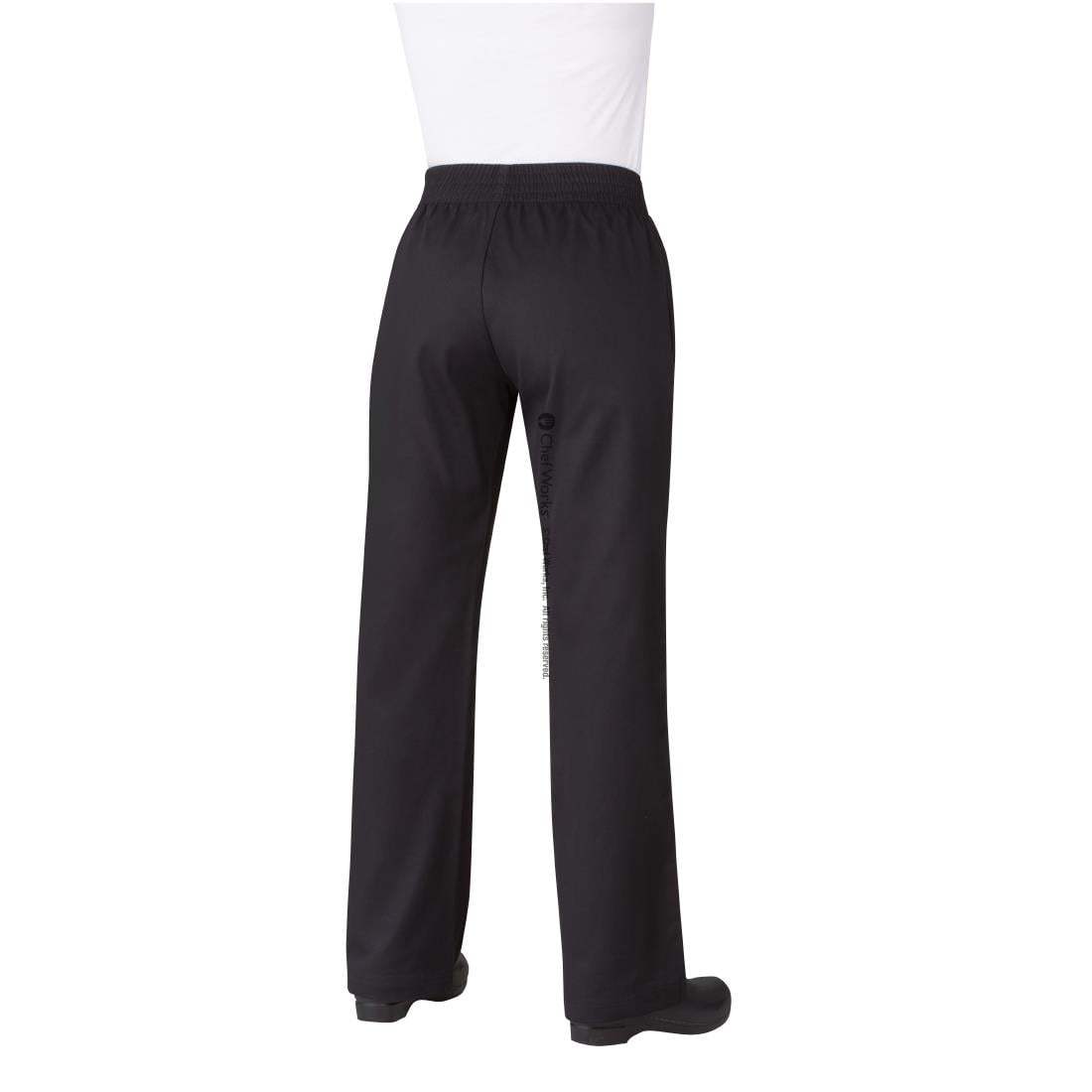 Chef Works Womens Basic Baggy Chefs Trousers Black S