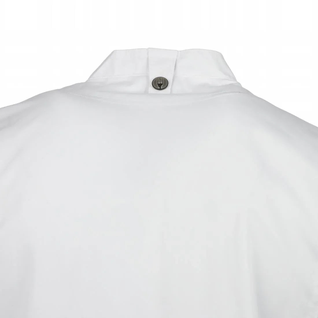 B471-M Chef Works Springfield Zipper Mens Chefs Jacket White M - JD Catering Equipment Solutions Ltd