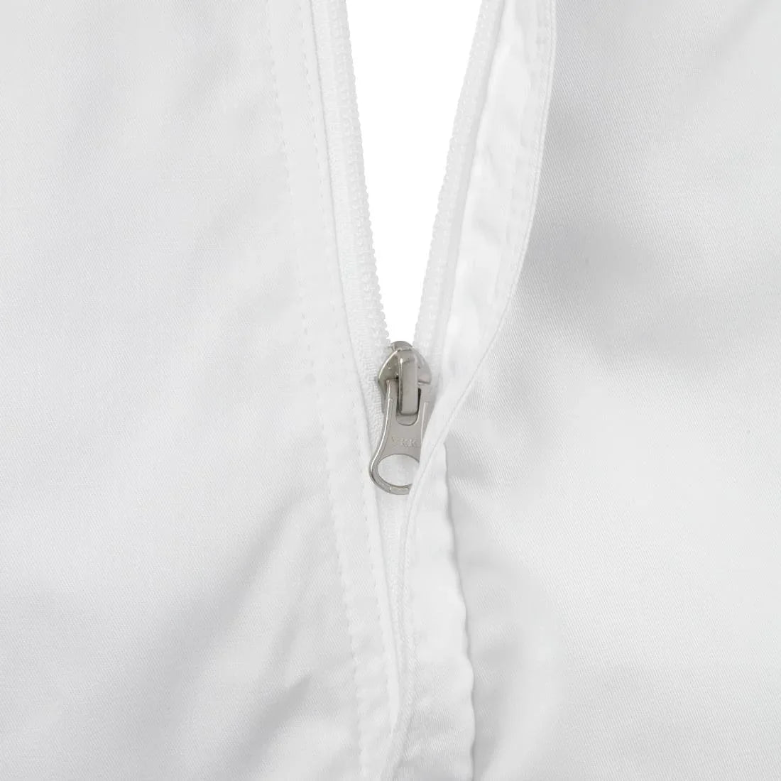 B471-M Chef Works Springfield Zipper Mens Chefs Jacket White M - JD Catering Equipment Solutions Ltd