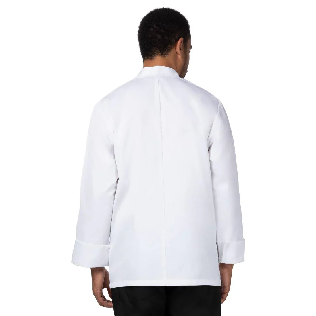 BA046-M Chef Works Le Mans Recycled Chef Jacket White M - JD Catering Equipment Solutions Ltd