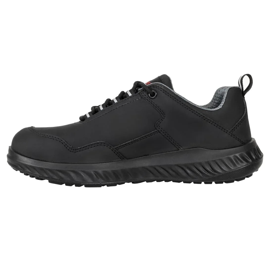 BA064-37 Slipbuster Recycled Microfibre Safety Trainer Matte Black - BA064 - JD Catering Equipment Solutions Ltd