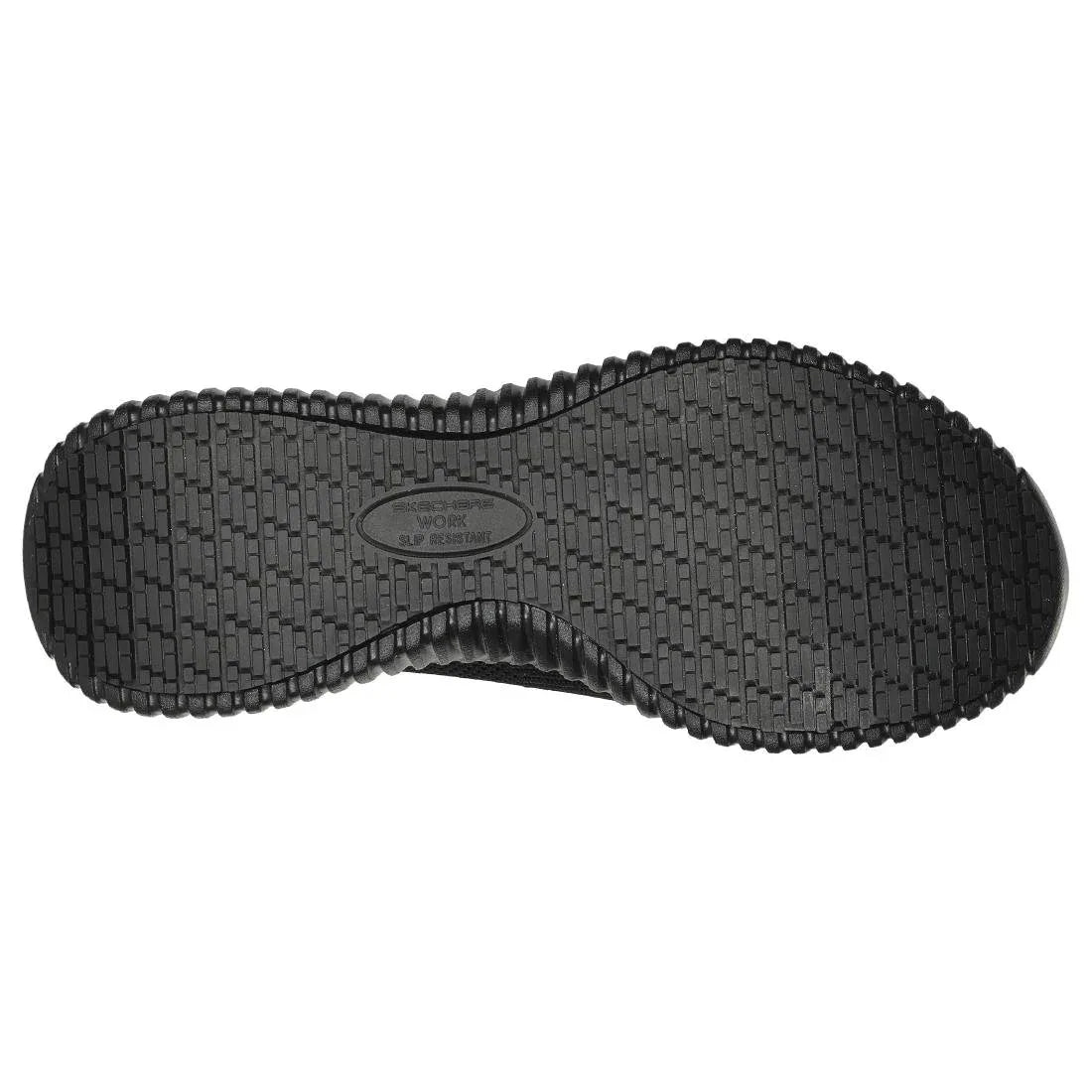BA065-40 Skechers Womens Cessnock Slip Ons Black Size 40 - JD Catering Equipment Solutions Ltd