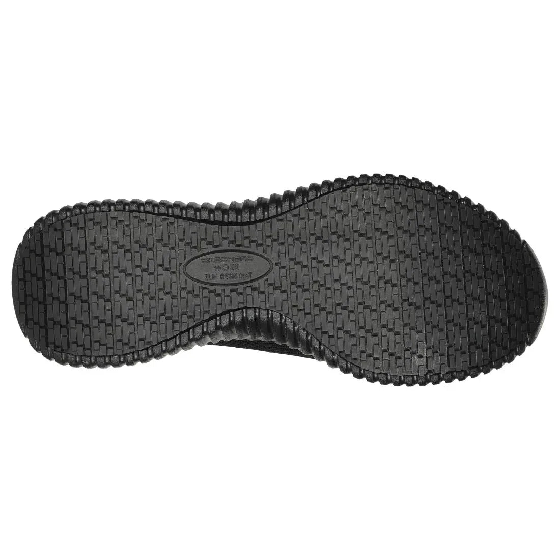 BA065-39 Skechers Womens Cessnock Slip Ons Black Size 39 - JD Catering Equipment Solutions Ltd