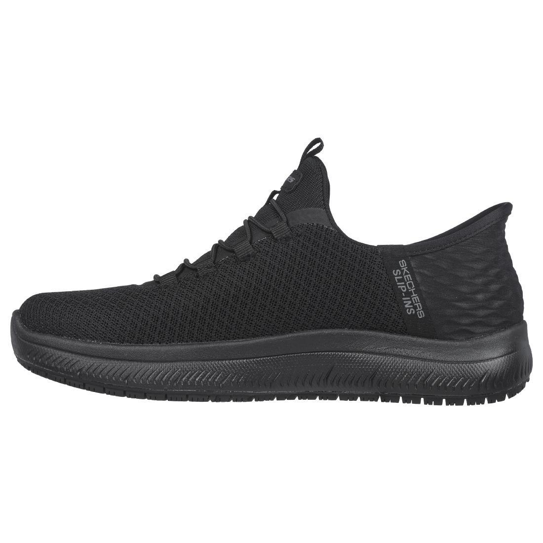 BA066-40 Skechers Womens Summit SR Sip Ons Black Size 40 - JD Catering Equipment Solutions Ltd