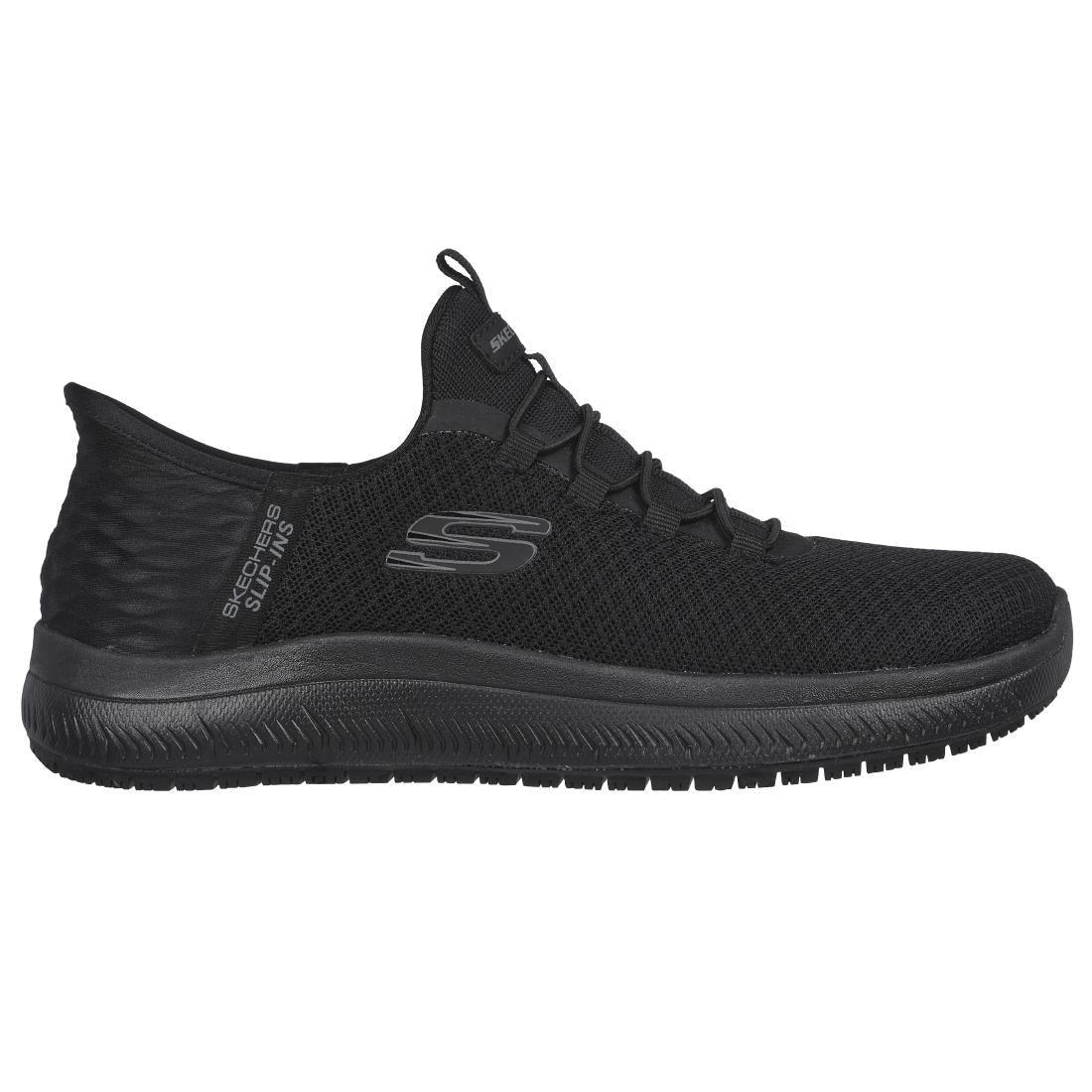 BA066-36 Skechers Womens Summit SR Sip Ons Black Size 36 - JD Catering Equipment Solutions Ltd