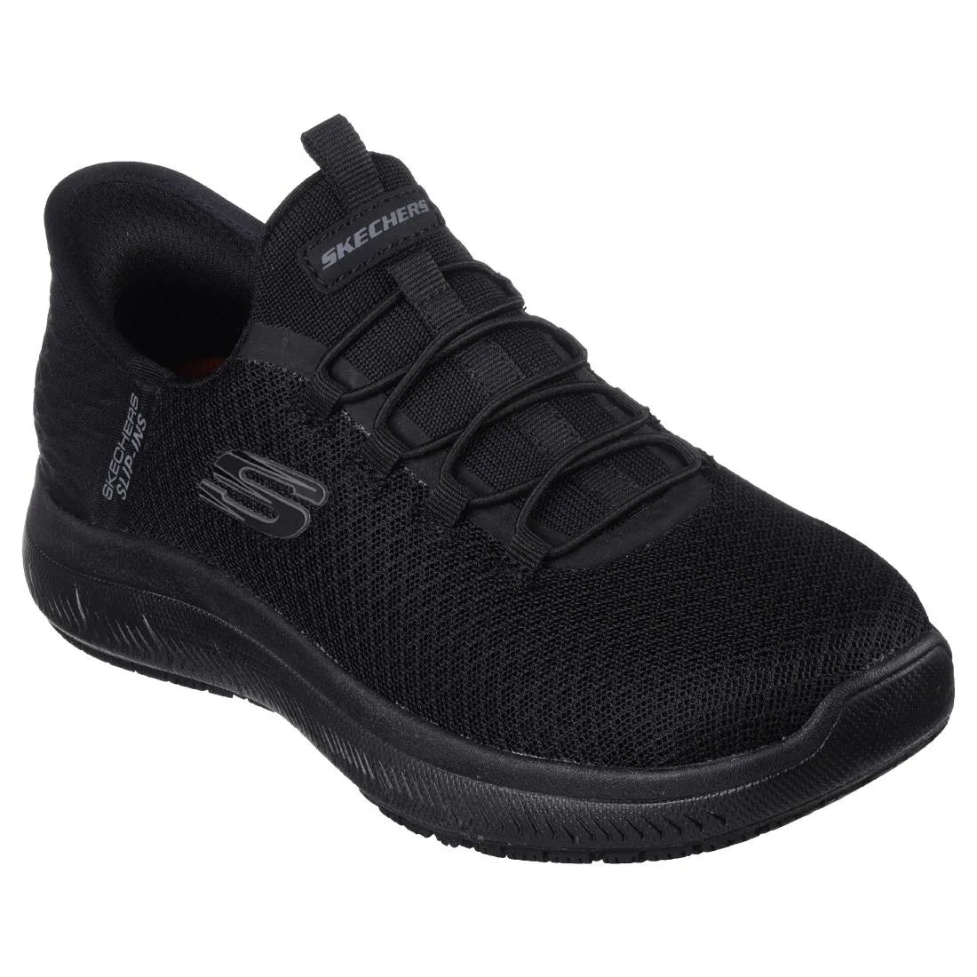 BA066-36 Skechers Womens Summit SR Sip Ons Black Size 36 - JD Catering Equipment Solutions Ltd