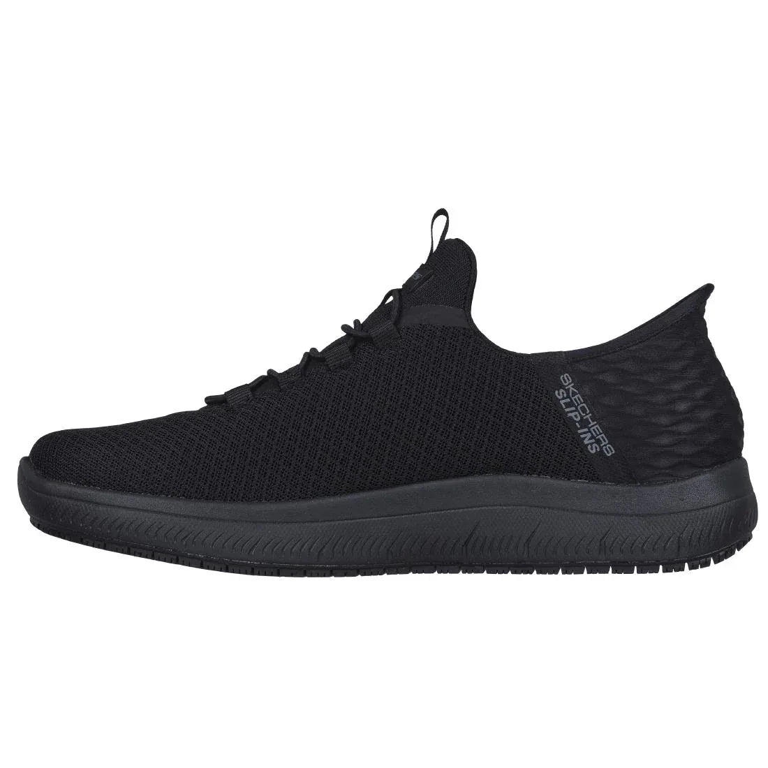 BA068-41 Skechers Mens Summit SR Sip Ons Black Size 41 - JD Catering Equipment Solutions Ltd