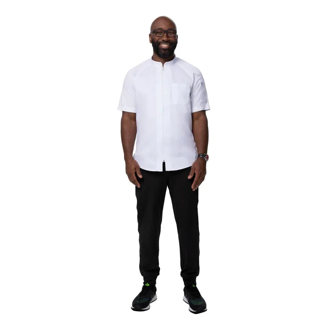 BA070-2XL Chef Works Arcadia Sustainable Chef Jacket White 2XL - JD Catering Equipment Solutions Ltd